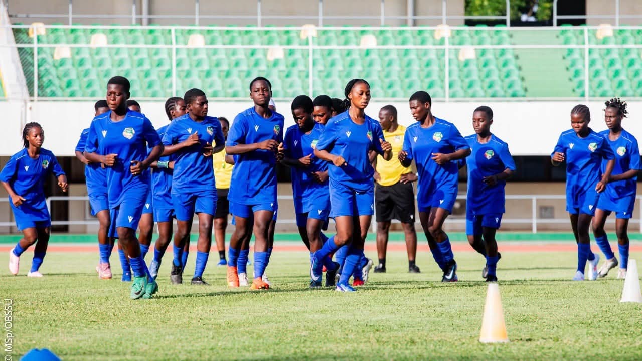 Image du dernier entraînement des Amazones U17 ce 24 mai 2026 au Togo