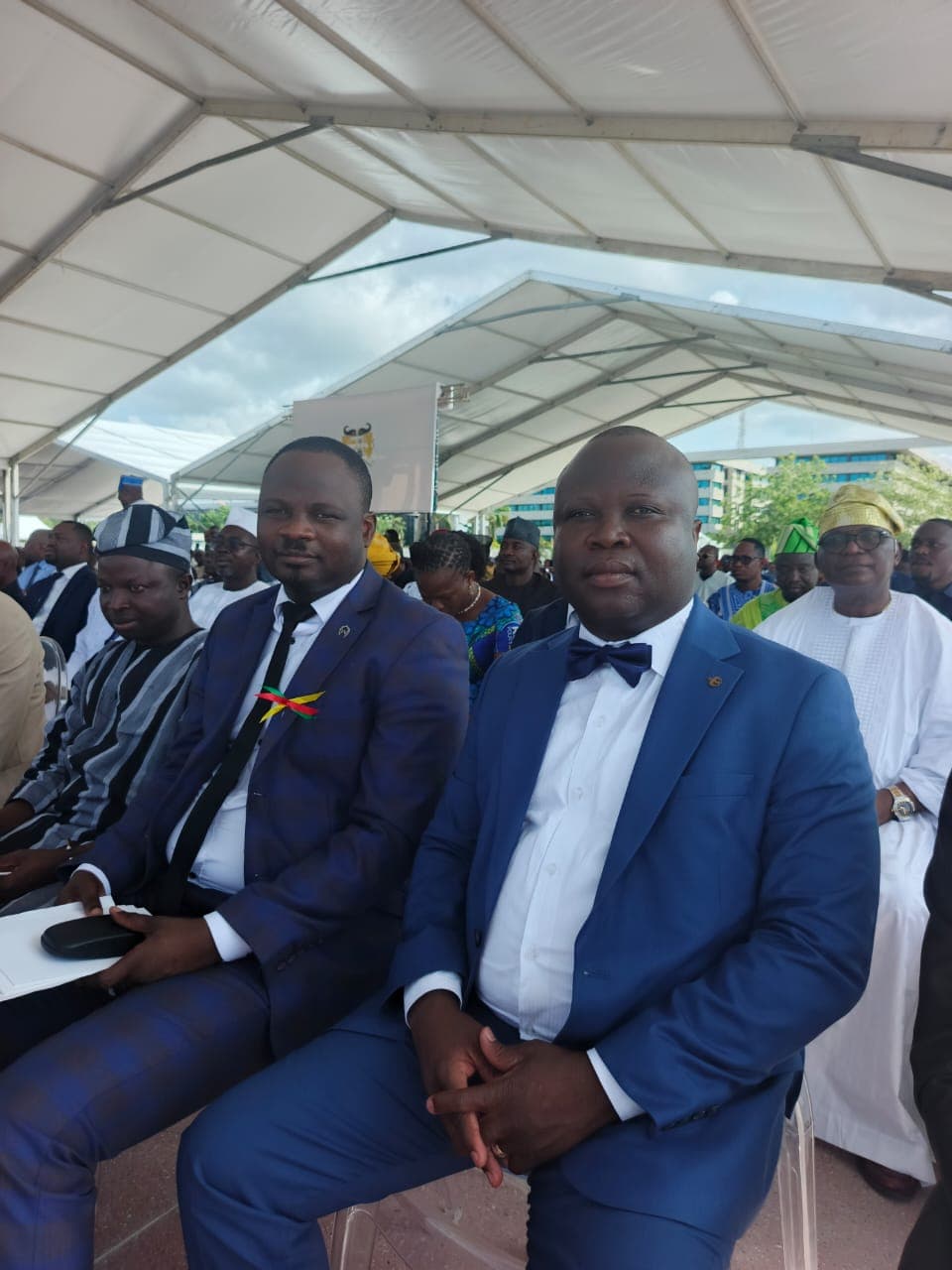 Dieudonné AGBAKA à la cérémonie d'investiture